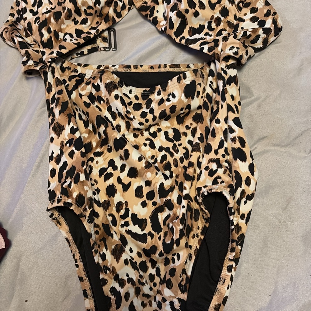 Leopard Print Women's one piece